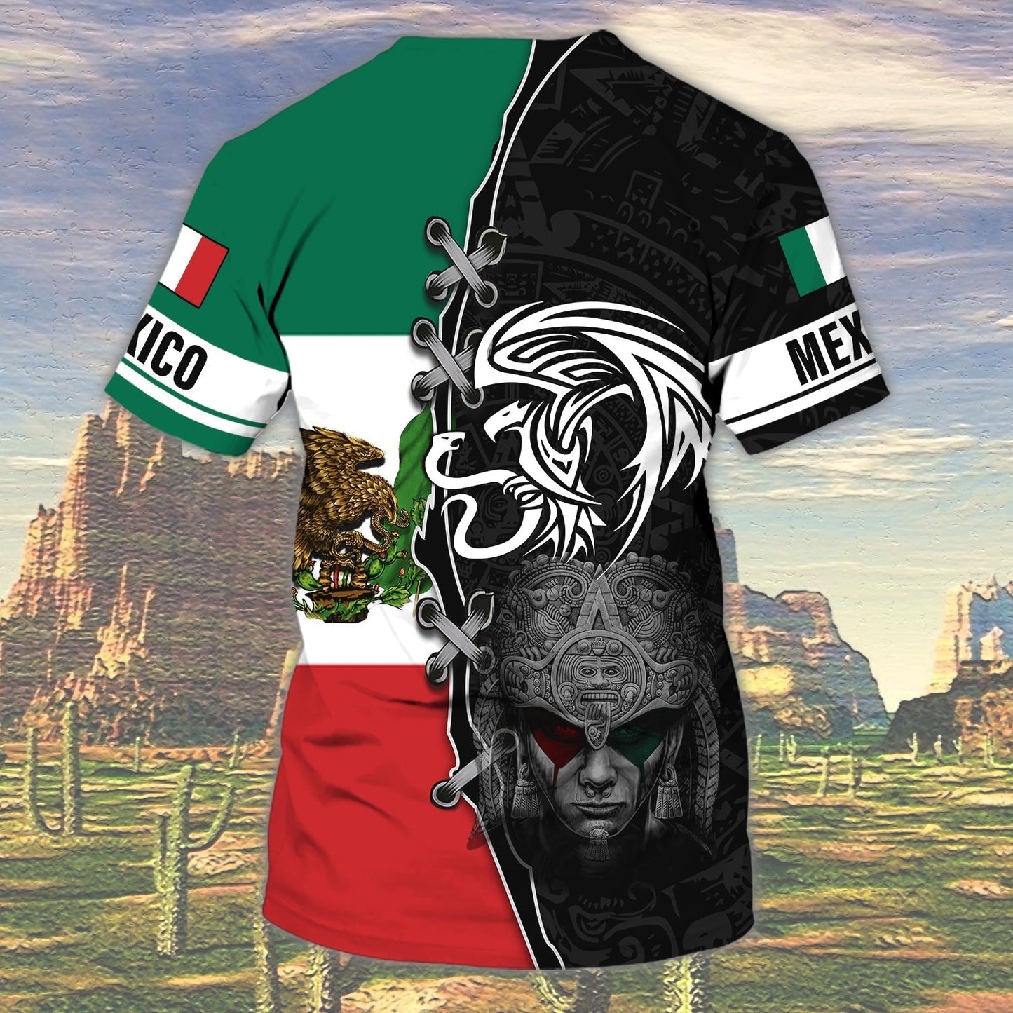 Aztec Shirt, 3D all Over Printed Mexico Aztec T shirt For Men And Women TO0833
