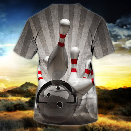 Personalized Bowling T Shirt For Men And Women, Bowling Shirt For Her Him, Present To Bowling Lovers TO0745