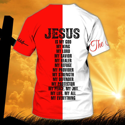 Custom Name Child Of God T Shirt God And Lion T Shirt Gift For Christian T Shirt TO1456