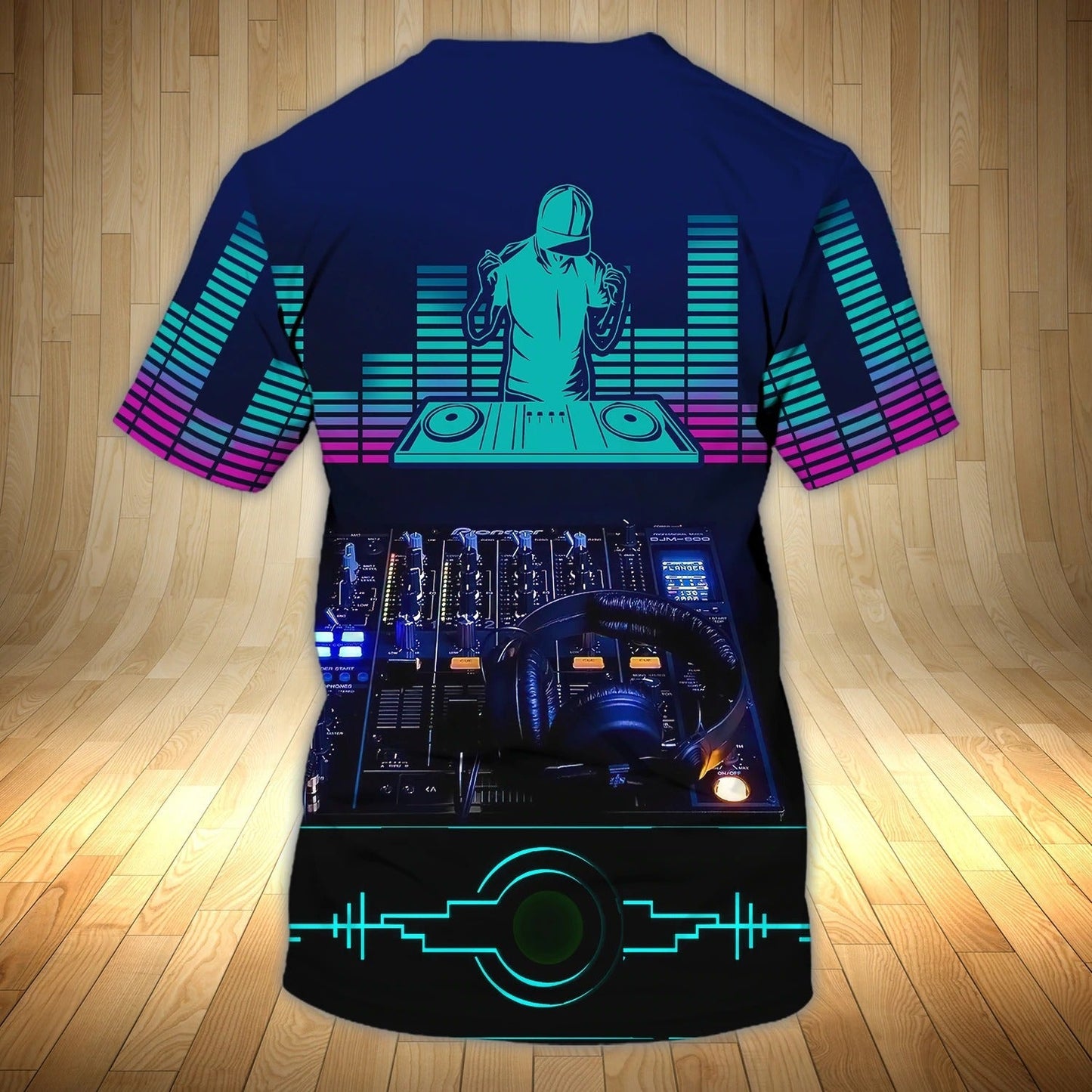 Custom 3D Full Print Dj Tee Shirt For Deezay Musican Lovers, Djing Is Not A Fad, Djing Is A Culture Shirts TO0043