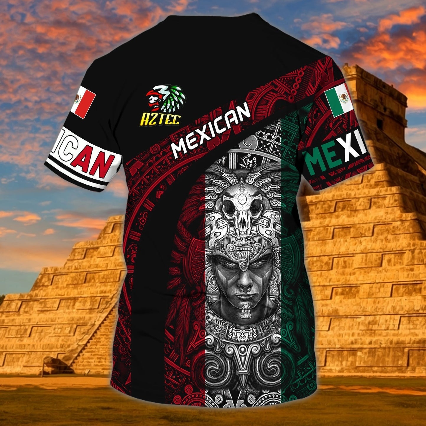 Customized 3D Aztec Shirts, Aztec t shirt, Mexico Shirt TO0837