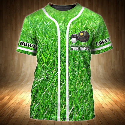 Custom With Name Lawn Bowls 3D Shirt Men Women TO1254