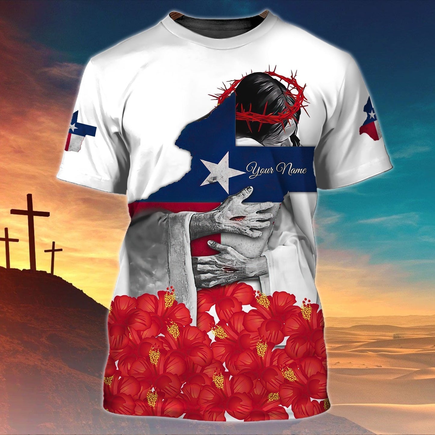 Personalized God Bless Texas T Shirt Texas T Shirt Gift For Christian T Shirt TO1447