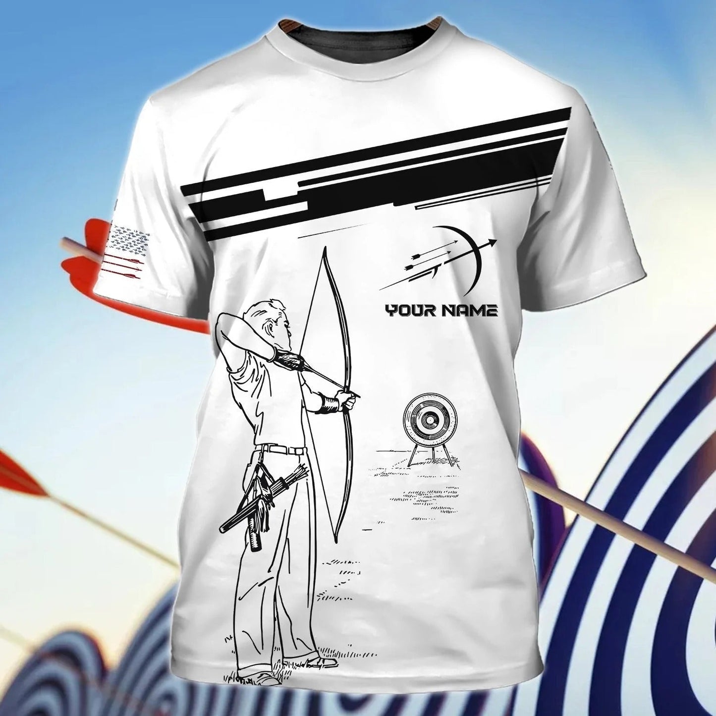 Customized 3D Archery T Shirt Lasfour Unisex Men Women Archery Shirts Gift For Archery Lovers TO1221