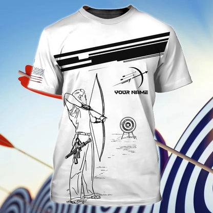 Customized 3D Archery T Shirt Lasfour Unisex Men Women Archery Shirts Gift For Archery Lovers TO1221