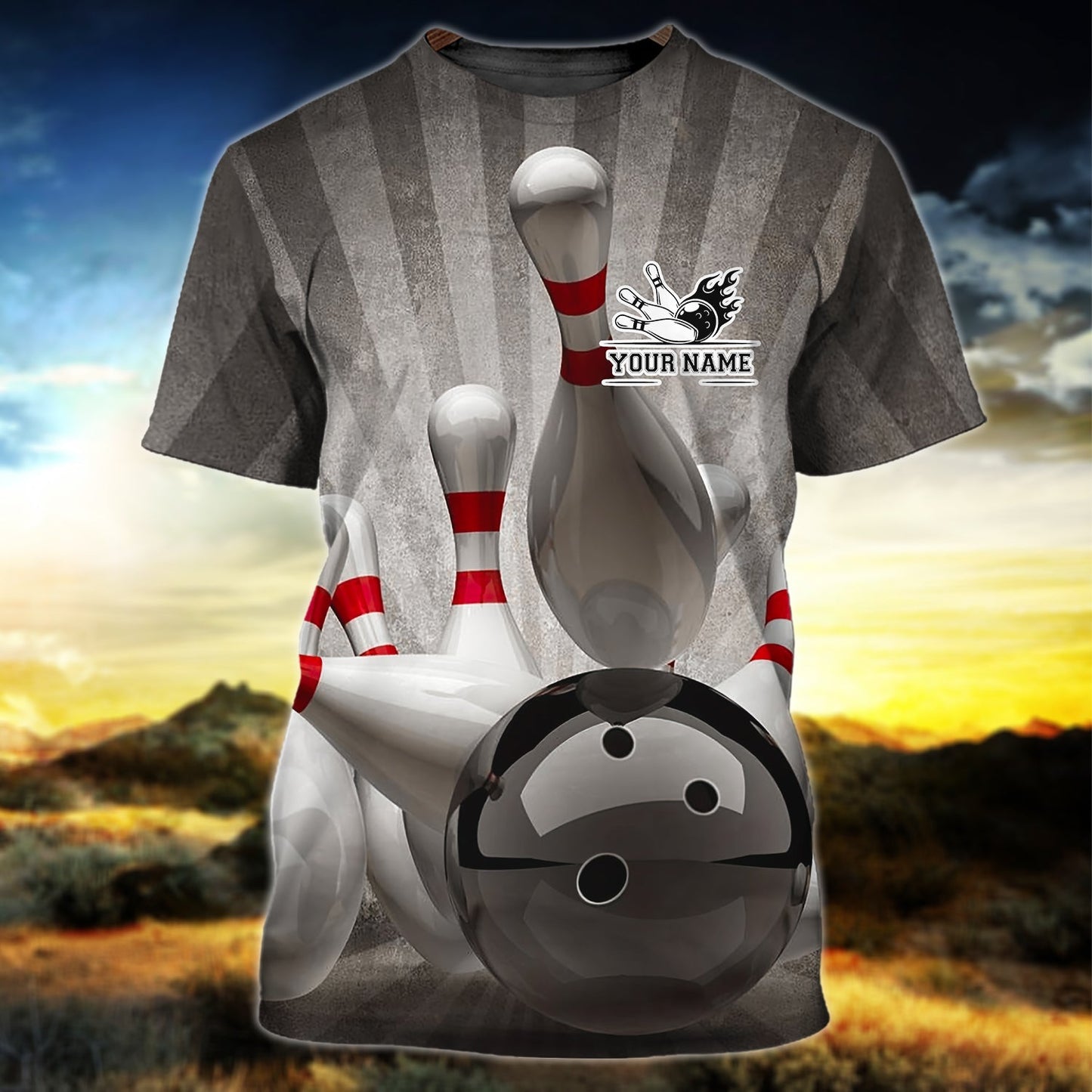 Personalized Bowling T Shirt For Men And Women, Bowling Shirt For Her Him, Present To Bowling Lovers TO0745