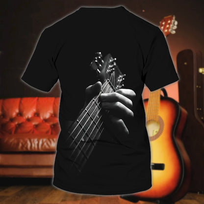 Personalized 3D Playing Guitar Shirt, Guitar Sublimation Shirt For Music Lovers TO0617