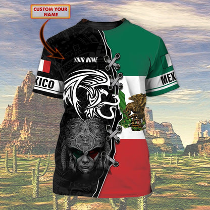 Aztec Shirt, 3D all Over Printed Mexico Aztec T shirt For Men And Women TO0833