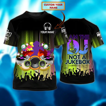 Custom A Dj T Shirt For Her, To My Wife Dj Gifts, Deejay T Shirt All Over Print, Music Party Shirts TO0045