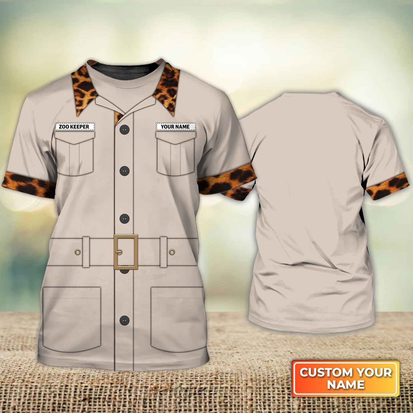 Personalized 3D All Over Print Shirt For Zoo Keeper Uniform Woman Zoo Keeper Gifts TO1850