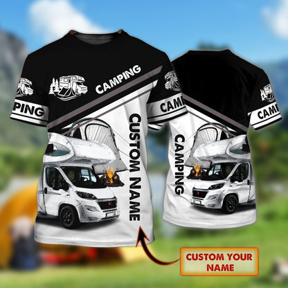 Personalized Mens Camping Shirt, 3D All Over Print Women Shirt Camping, Camping Shirts TO0891