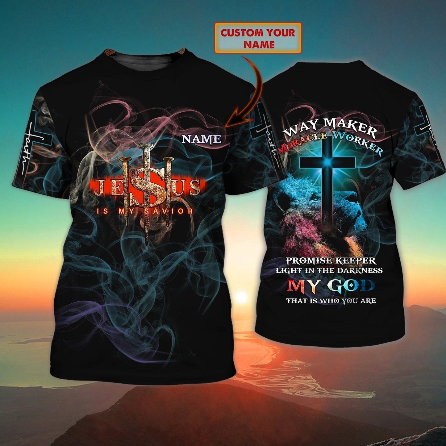 Personalized Jesus Is My Savior T Shirt Gift For Christian T Shirt TO1460
