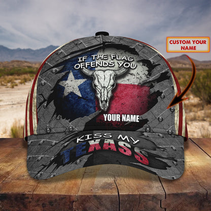 3D Classic Cap Texa2 Personalized Name Cap Lasfour CA2383