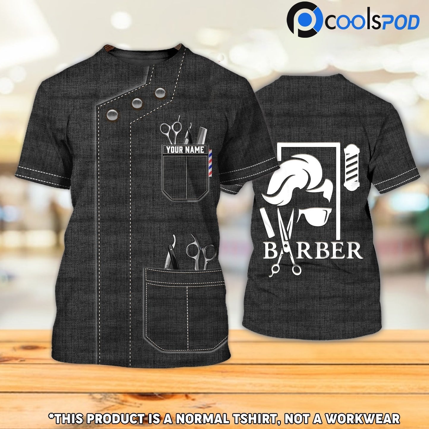 Custom Barber Shirt, Barbershop T Shirt Men Women, Barber Shop Uniform, Gift For A Barber TO2650