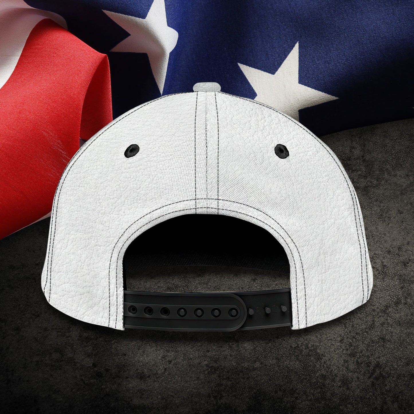 3D Classic Cap Veteran Cap2 Personalized Name Cap Lasfour CA2196