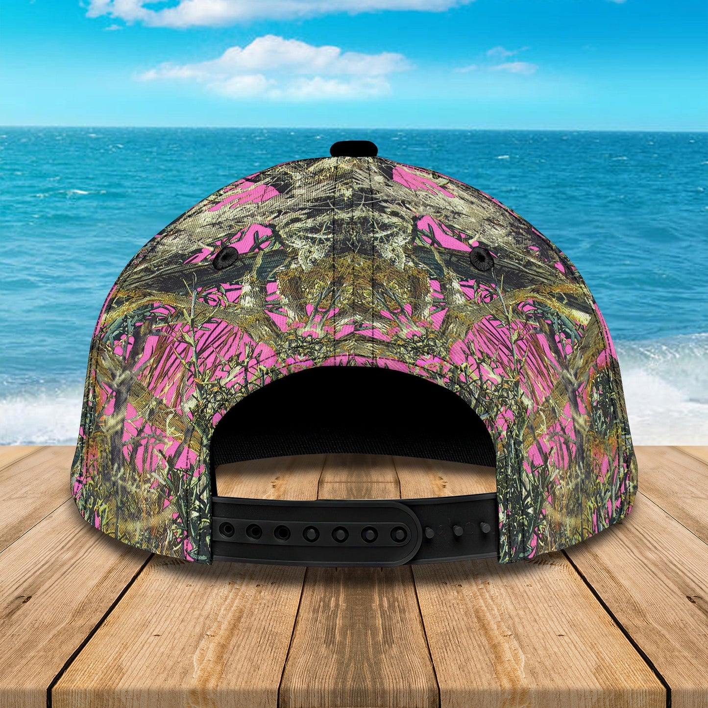 3D Classic Cap Hunting Girl Personalized Name Cap Lasfour CA0647