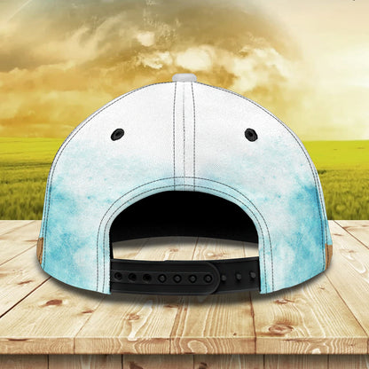 3D Classic Cap Hello Cat 02 Personalized Name Cap Lasfour CA0937