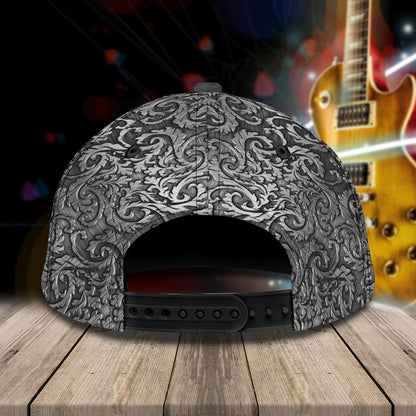 3D Classic Cap Guitar Personalized Name Cap Lasfour CA1741