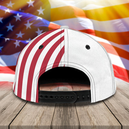 3D Classic Cap Personalized Name Cap Veteran Lasfour CA0625