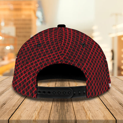 Red Drummer Personalized Name Cap, Gift For Drum Player CA0230