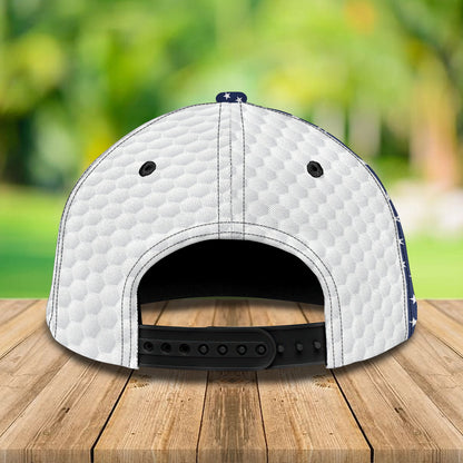 3D Classic Cap Golfer Personalized Name Cap Lasfour CA0571