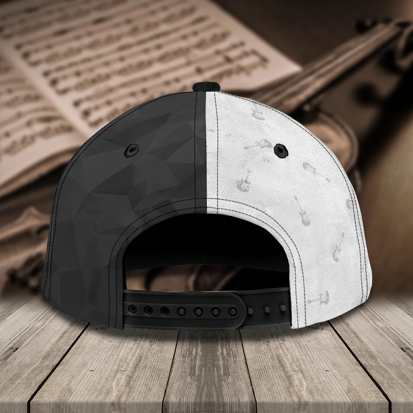 Custom Name Baseball Guitar Cap For Men And Woman, Musican 3D Cap, Guitarist Cap Hat For Summer CO0437