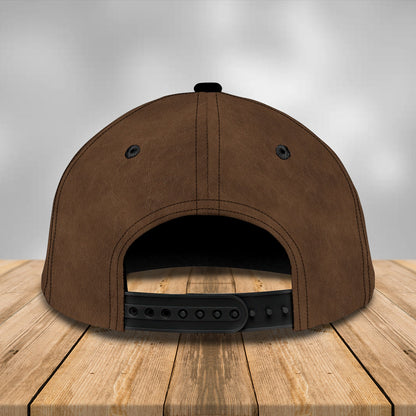 3D Classic Cap Golden Personalized Name Cap Nama89 Lasfour CA1398