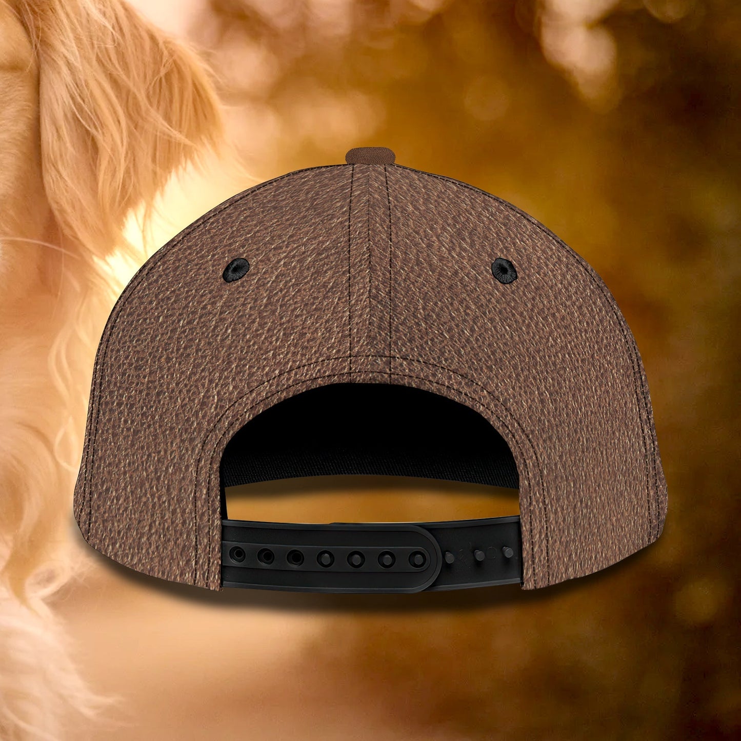 3D Classic Cap Golden Personalized Name Cap Lasfour CA1396