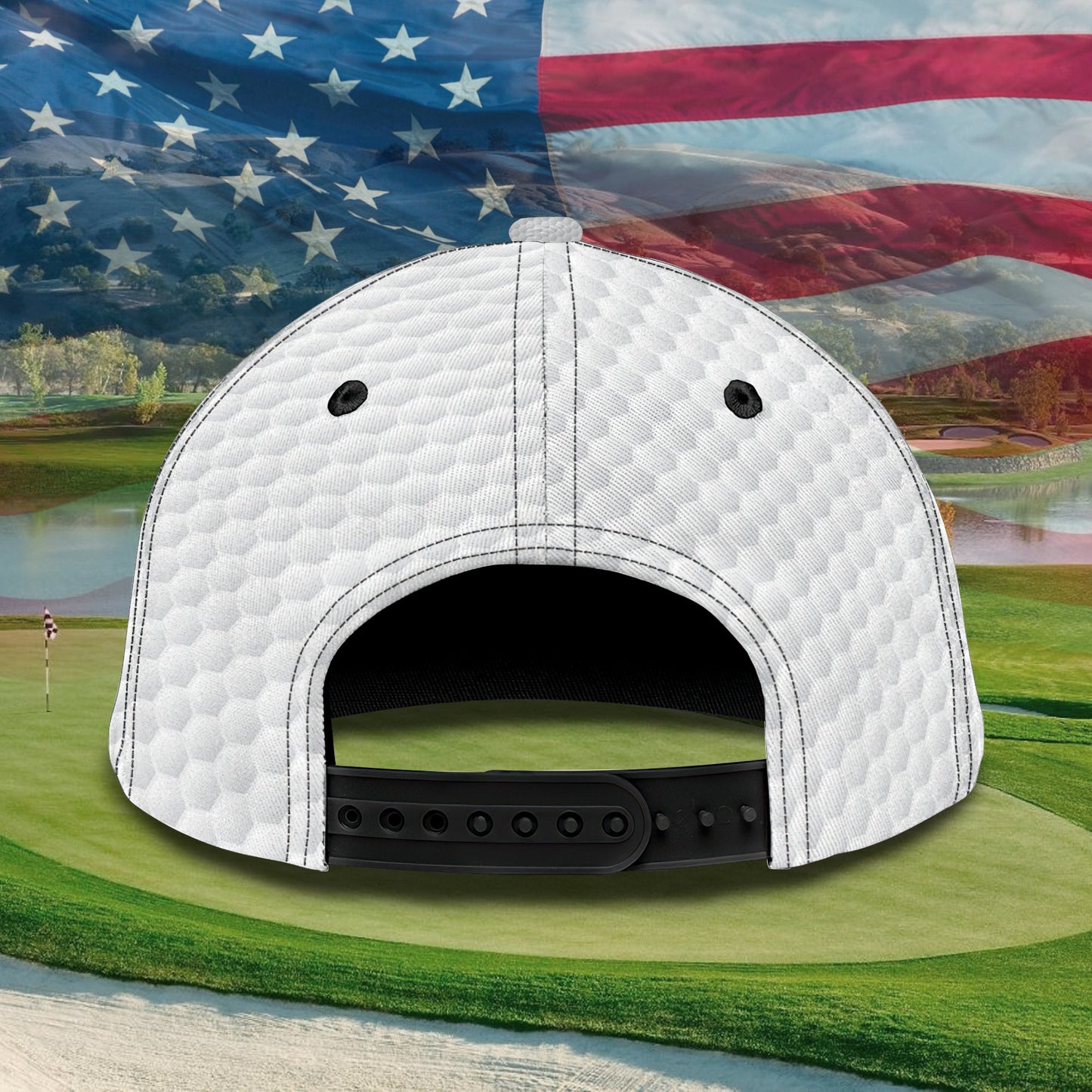 3D Classic Cap Golf 04 Personalized Name Cap Lasfour CA2351