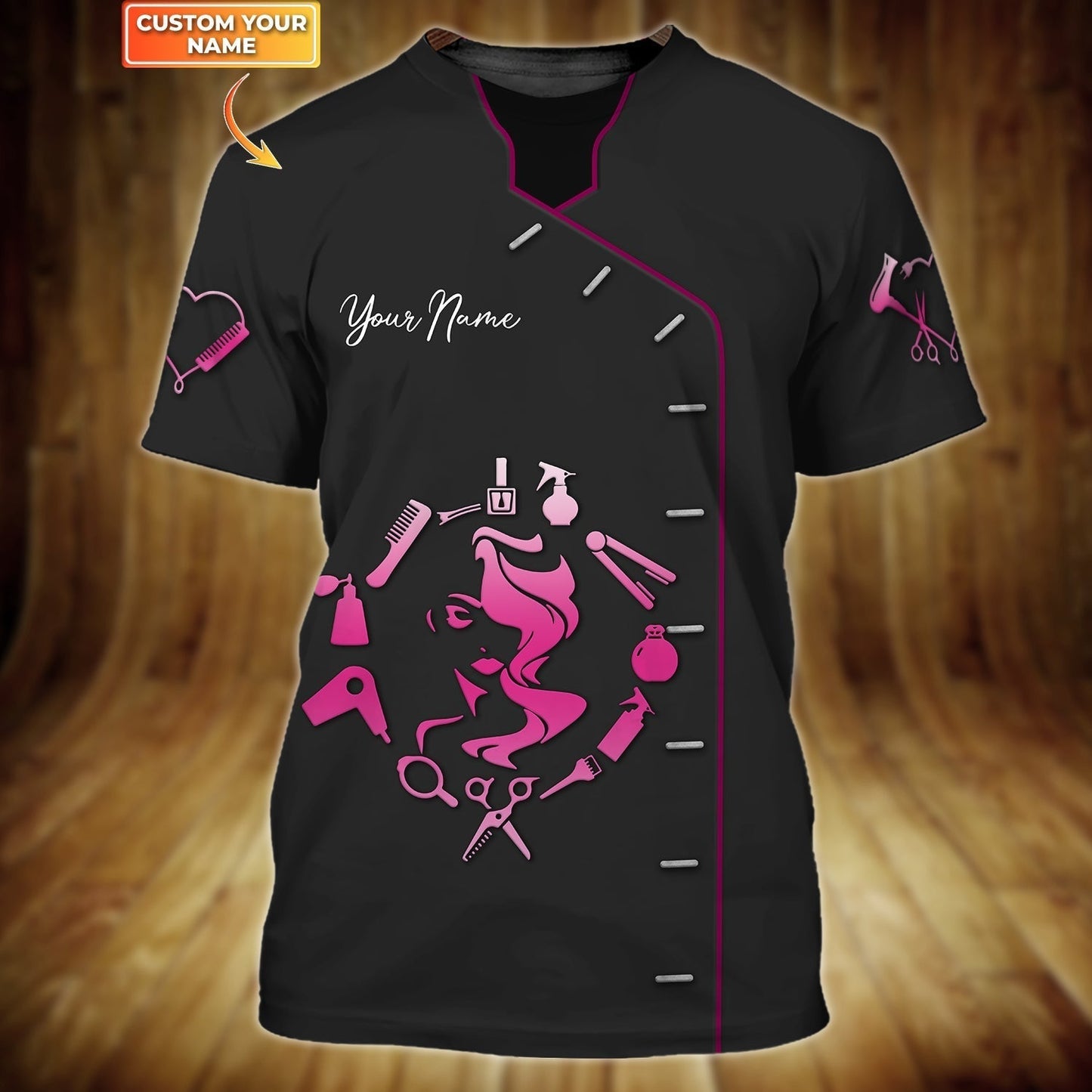 Personalized 3D Tshirt Tad For Hairdresser TO1872