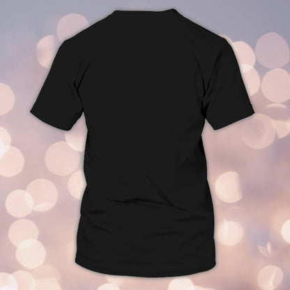 Personalized 3D Esthetician Black Tshirt TO1871