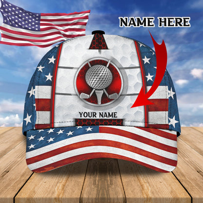 3D Classic Cap Golf Cap01 Personalized Name Cap Lasfour CA2180