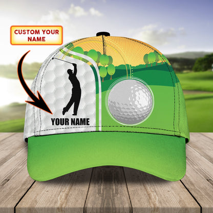 3D Classic Cap Golf Cap02 Personalized Name Cap Lasfour CA0766