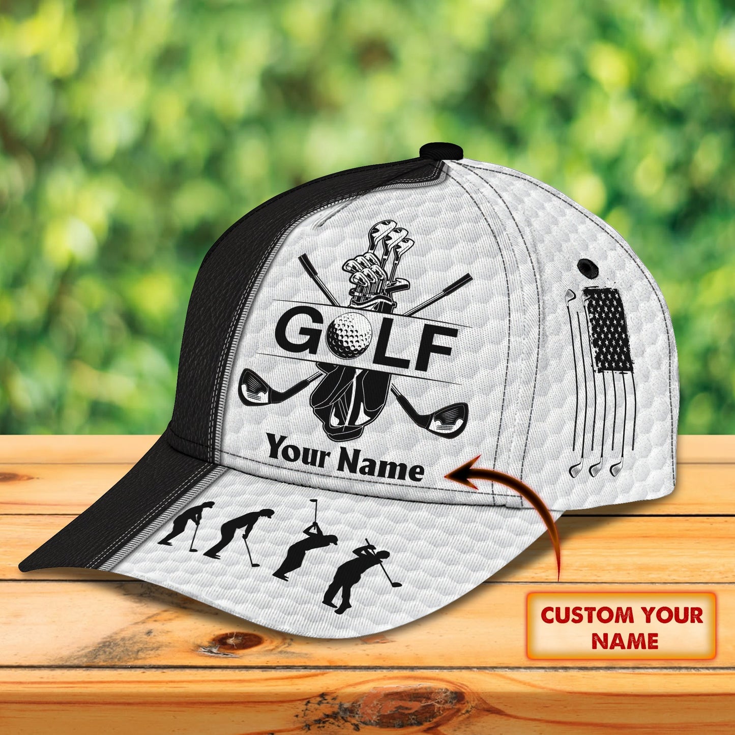 3D Classic Cap Golf Cap 02 Lasfour CA1185