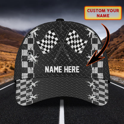 3D Classic Cap Racing Cap1 Personalized Name Cap Lasfour CA2462
