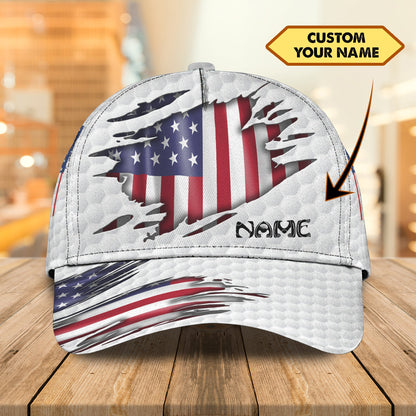 3D Classic Cap Tad Custom Name Golf Lasfour CA0787