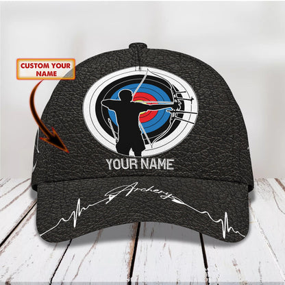 3D Classic Cap Archery 03 Personalized Name Cap Lasfour CA1050
