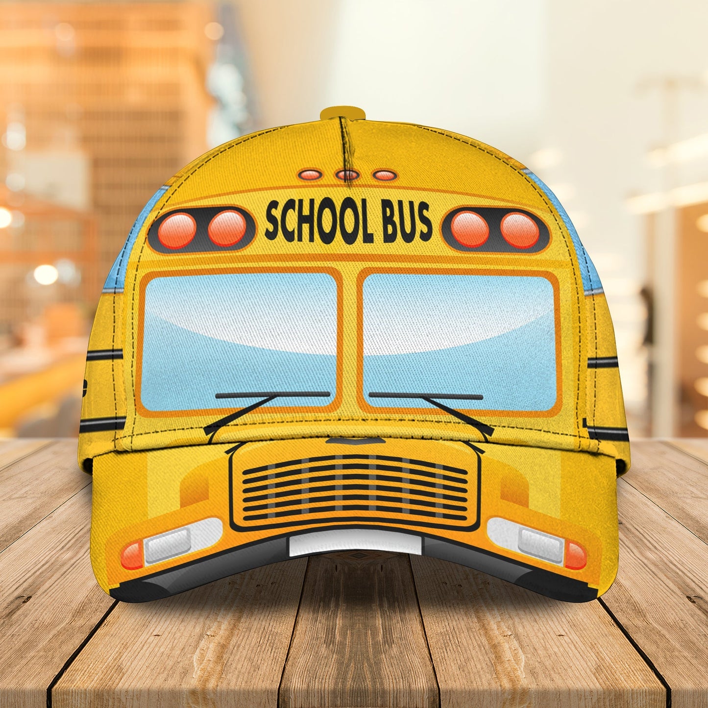 3D Classic Cap Bus Personalized Name Cap Lasfour CA0835