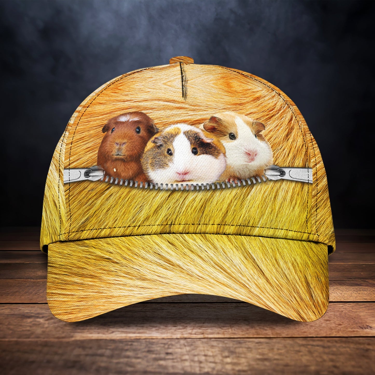 3D Classic Cap Guinea Pig Personalized Name Cap 65 Lasfour CA1965