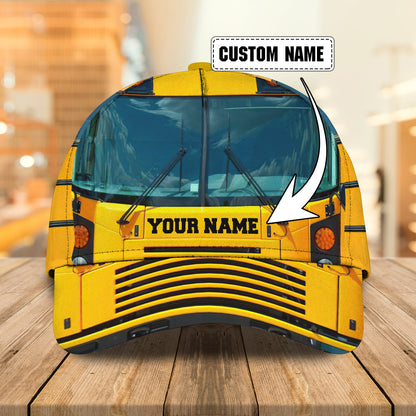 3D Classic Cap Bus Driver 2 Personalized Name Cap Lasfour CA0837