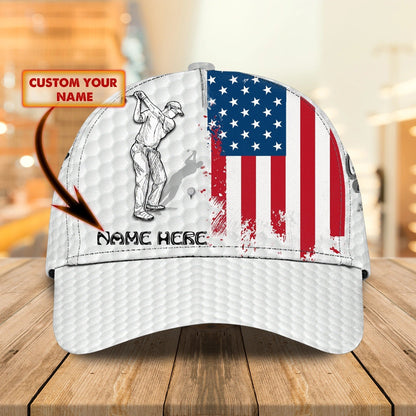 Custom 3D All Over Print Caps For Dad Golfer, Father Day Gift For Golfer, Golf Dad Gifts, Golf Daddy CA2969
