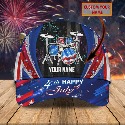 3D Classic Cap Drummer Custom Classic Cap Lasfour CA0654