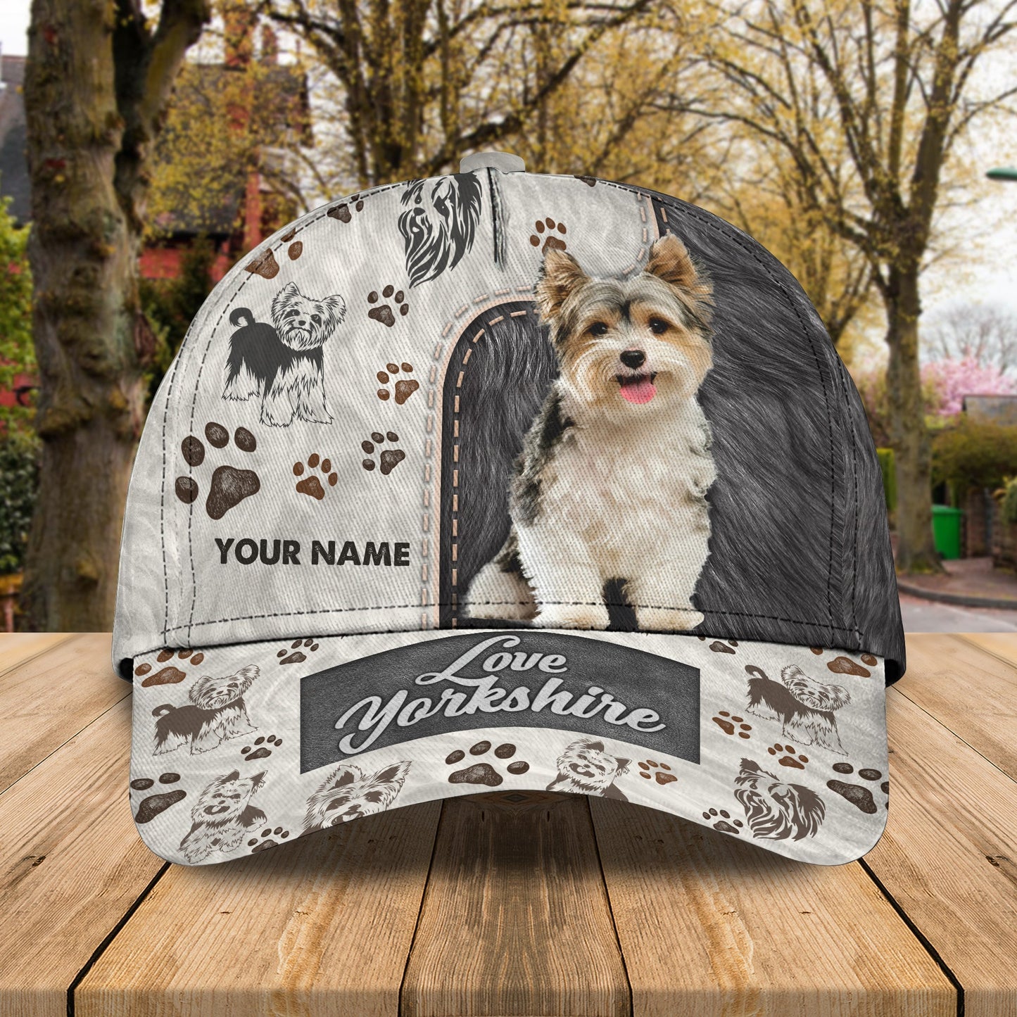 3D Classic Cap Yorkshire Loverspersonalized Name Cap Lasfour CA0686