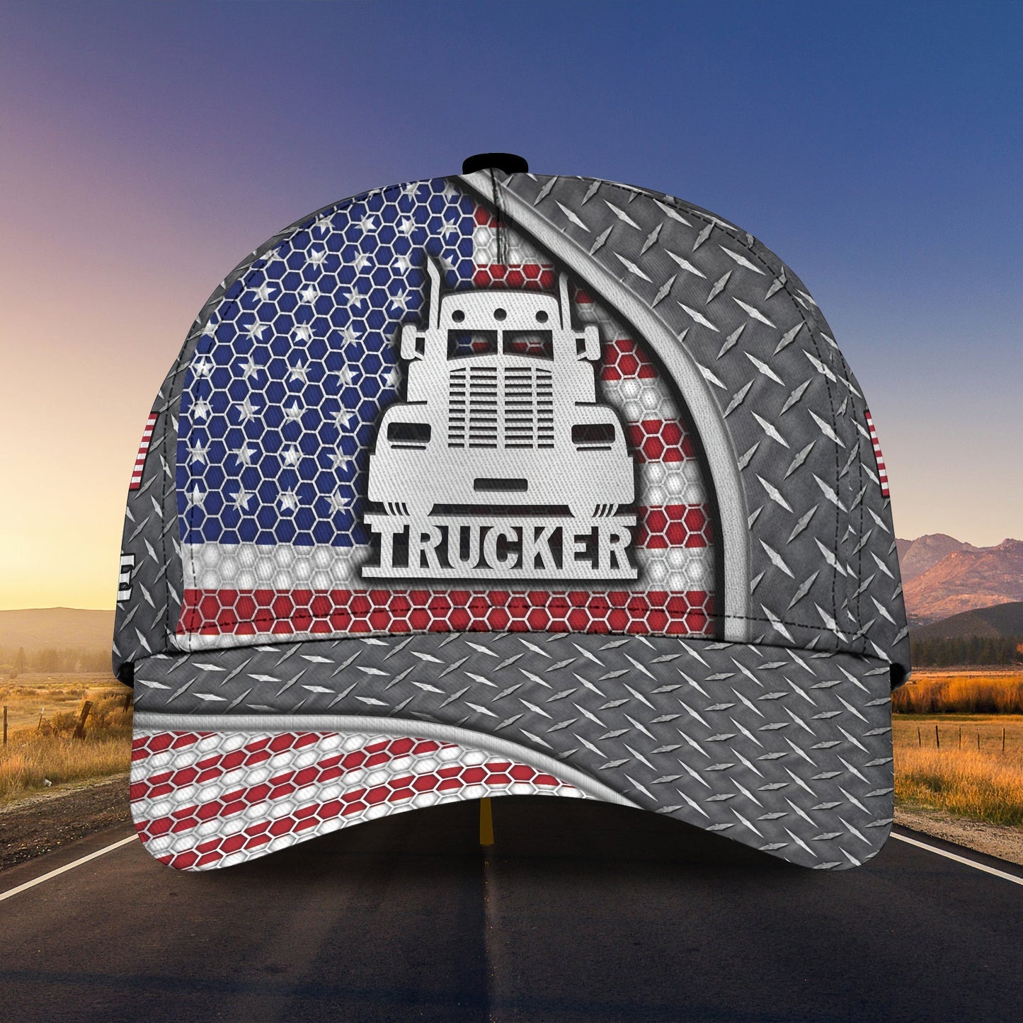 3D Classic Cap Tracker Cap2 Personalized Name Cap Lasfour CA0541