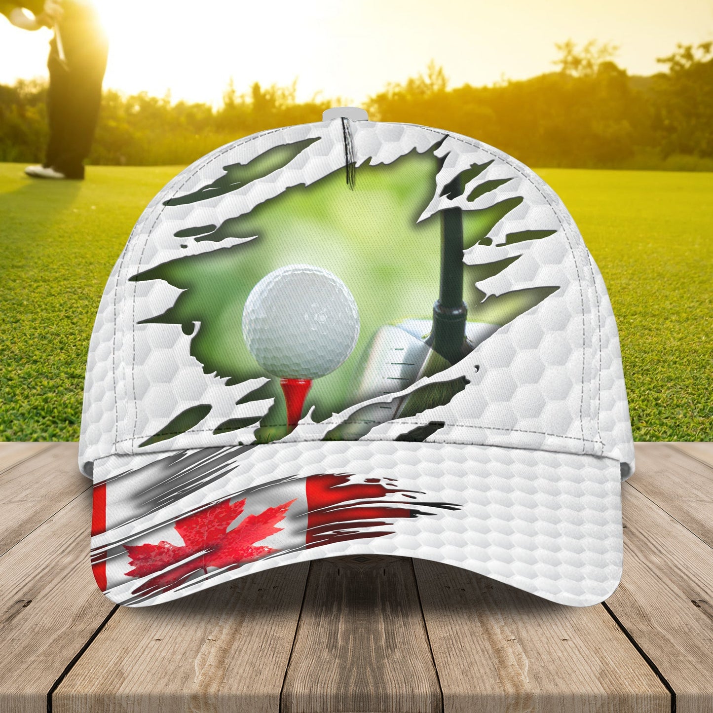 3D Classic Cap Golf Personalized Name Cap Golf 68 Lasfour CA1042
