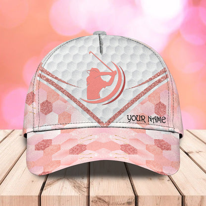 3D Classic Cap Golf Personalized Name Cap Lasfour CA0585