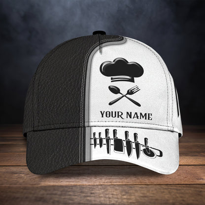 3D Classic Cap Chef 02 Personalized Name Cap Lasfour CA0776