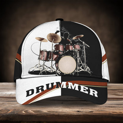 3D Classic Cap Drum 01 Personalized Name Cap Lasfour CA0997