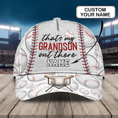 3D Classic Cap Grandson Baseball Personalized Name Cap d5 Lasfour CA0685