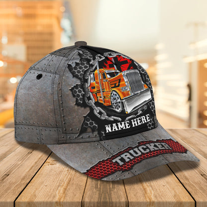 3D Classic Cap Trucker Personalized Name Cap Lasfour CA0730